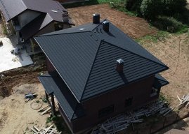 Композитная черепица Metrotile WoodShake Серый