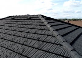Композитная черепица Metrotile WoodShake Серый