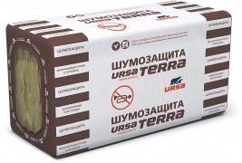 Утеплитель URSA TERRA Шумозащита 50х610х1250 мм