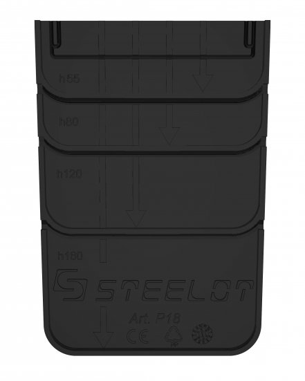 Заглушка Steelot к лотку пластиковому DN100