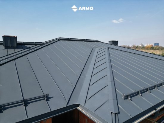 Двойной стоячий фальц ARMO GreenCoat Pural BT