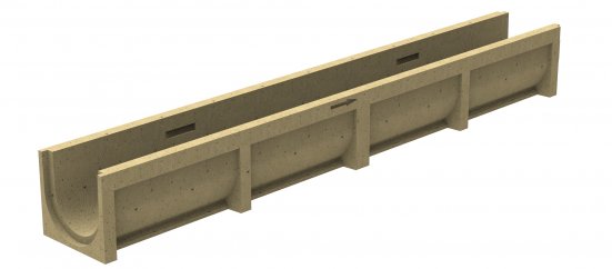 Лоток Steelot полимербетонный SteeStart DN100 H125