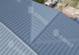 Коньковая планка для фальцевой кровли Armo