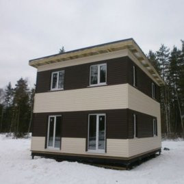 Сайдинг Tecos Ardennes корабельный брус Cлоновая кость