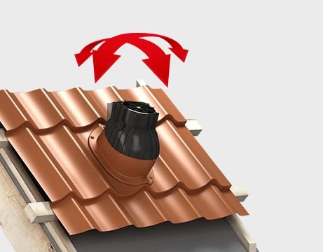 Вентиляционный выход Wirplast WiroVent EVO Е29 (неизолированный)