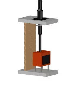 Дымоход Шидель Permeter 25 комплект для насадного монтажа