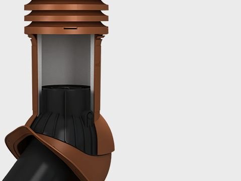 Вентиляционный выход Wirplast WiroVent EVO Е21(неизолированный)