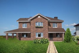 Фасадная плитка Технониколь Hauberk кирпич Бельгийский