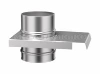 Дымоход Flue line Шибер с задвижкой одноконтурный