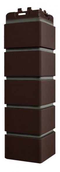 Угол Grand Line клинкерный кирпич Design со швом RAL 7006