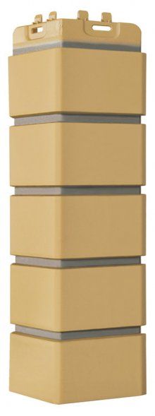 Угол Grand Line клинкерный кирпич Design со швом RAL 7006