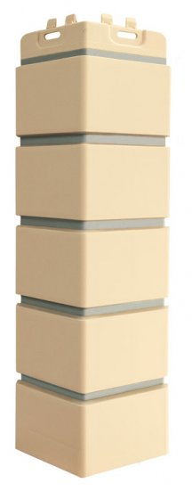 Угол Grand Line клинкерный кирпич Design со швом RAL 7006