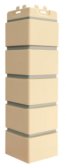 Угол Grand Line клинкерный кирпич Design со швом RAL 7006