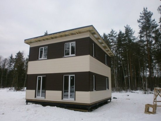 Сайдинг Tecos Ardennes корабельный брус Акрил Арабика