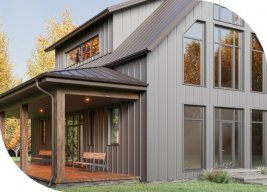 Фальцевые панели AQUACLICK Профиль Эталон Rooftop Бархат PE