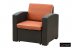Комплект мебели Rattan Premium 5 венге-оранжевый