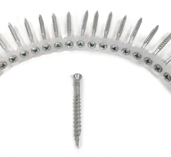 Ленточные саморезы H&amp;H PH2 4.2x55 мм (Цинк, дерево-дерево 1000 шт.)