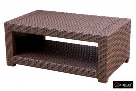 Комплект мебели Rattan Premium 4 венге-оранжевый