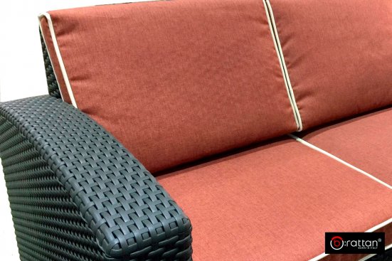 Комплект мебели Rattan Premium 4 венге-оранжевый