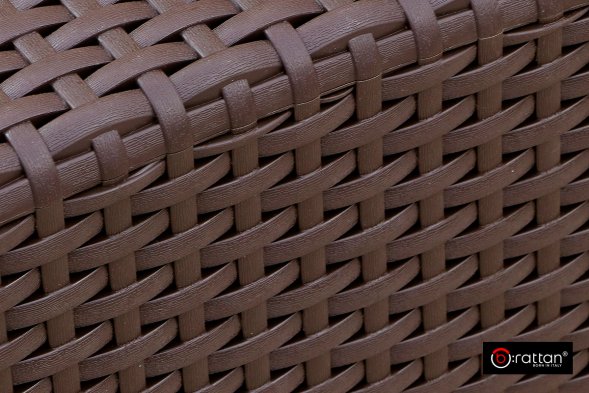 Комплект мебели Rattan Premium 4 венге-оранжевый