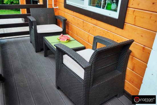 Комплект мебели Rattan Comfort 5 венге