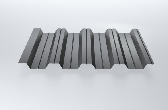 Профнастил НС44 SteelX оцинкованный