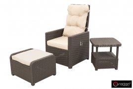Комплект уличной мебели MANCHESTER OTTO SET 2 венге