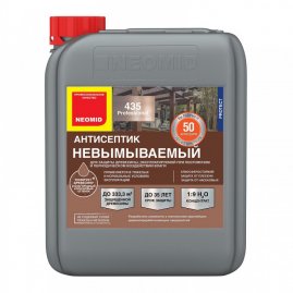 Антисептик невымываемый Neomid 435 3в1 коричневый