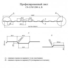 Профнастил С8 Стинержи Rooftop Кашемир 0,5 мм
