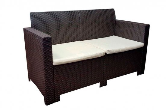 Уличная мебель NEBRASKA SOFA 2  двухместный диван венге