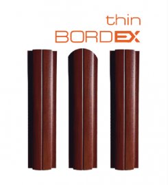Штакетник SteelX полукруглый Bordex thin SteelArt