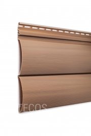 Сайдинг Tecos Natural wood effect Блок-Хаус двойной Европейский клён