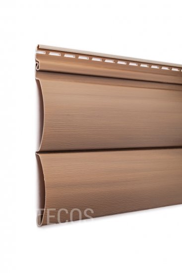 Сайдинг Tecos Natural wood effect Блок-Хаус двойной Европейский клён