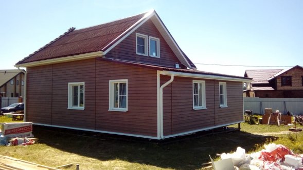 Сайдинг Tecos Natural wood effect Вагонка Канадский дуб