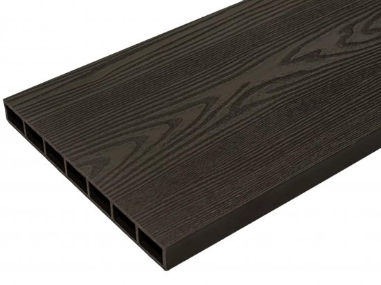 Доска NauticPrime EstheticWood 3D из ДПК для грядок высокая теплая Венге