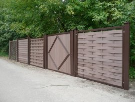 Заборная доска полнотелая Treedeck Wood с тиснением