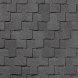 Гибкая черепица Quiet tile Bohho Антрацитово серый