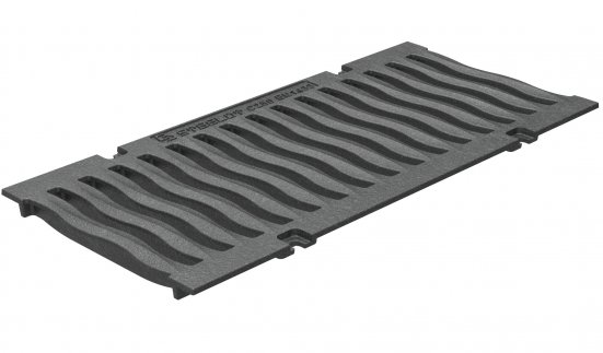 Решетка Steelot чугунная волна SteeStart DN200 C250