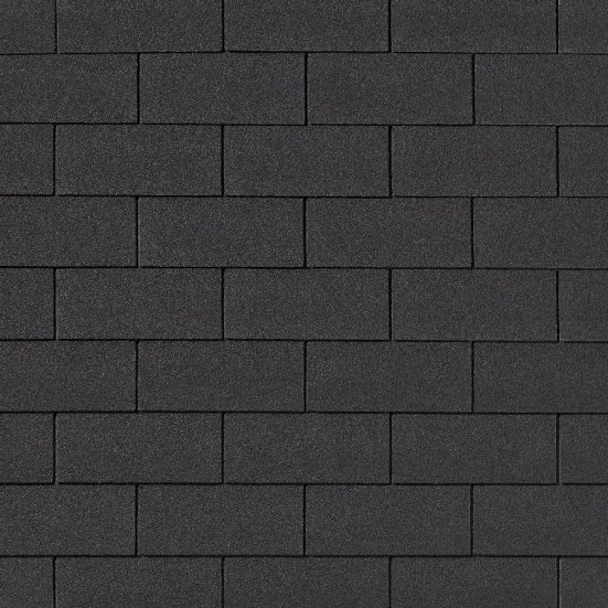 Гибкая черепица Quiet tile Brick черный