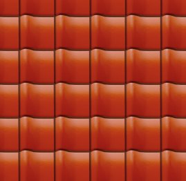 Керамическая черепица Марусо Самурай TS-Roof глянцевый красный