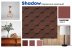 Гибкая черепица Quiet tile Shadow Карминно-красный