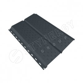 Софит металлический Stynergy Евробрус перфорированный GRAPHITE45