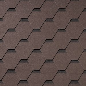 Гибкая черепица Quiet tile Shadow Тёмное дерево