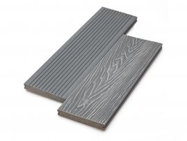 Террасная доска полнотелая Deckart Monolit Серая