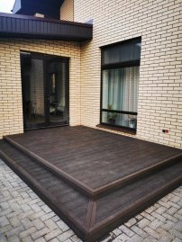 Террасная доска пустотелая Deckart Praktik New Венге