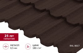 Металлочерепица Grand Line Квинта плюс (Kvinta plus) 3D Полидекстер