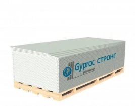 Гипсокартон Gyproc ГСП Стронг 1200х15 мм