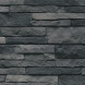 Фасадные панели Nailite Природный камень Premium Stacked-Stone Графит