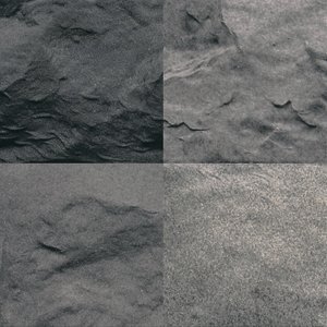 Фасадные панели Nailite Природный камень Premium Stacked-Stone Графит