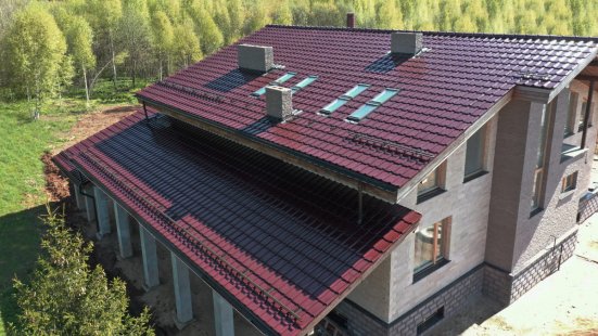 Керамическая черепица BRAAS Рубин 11V глазурь